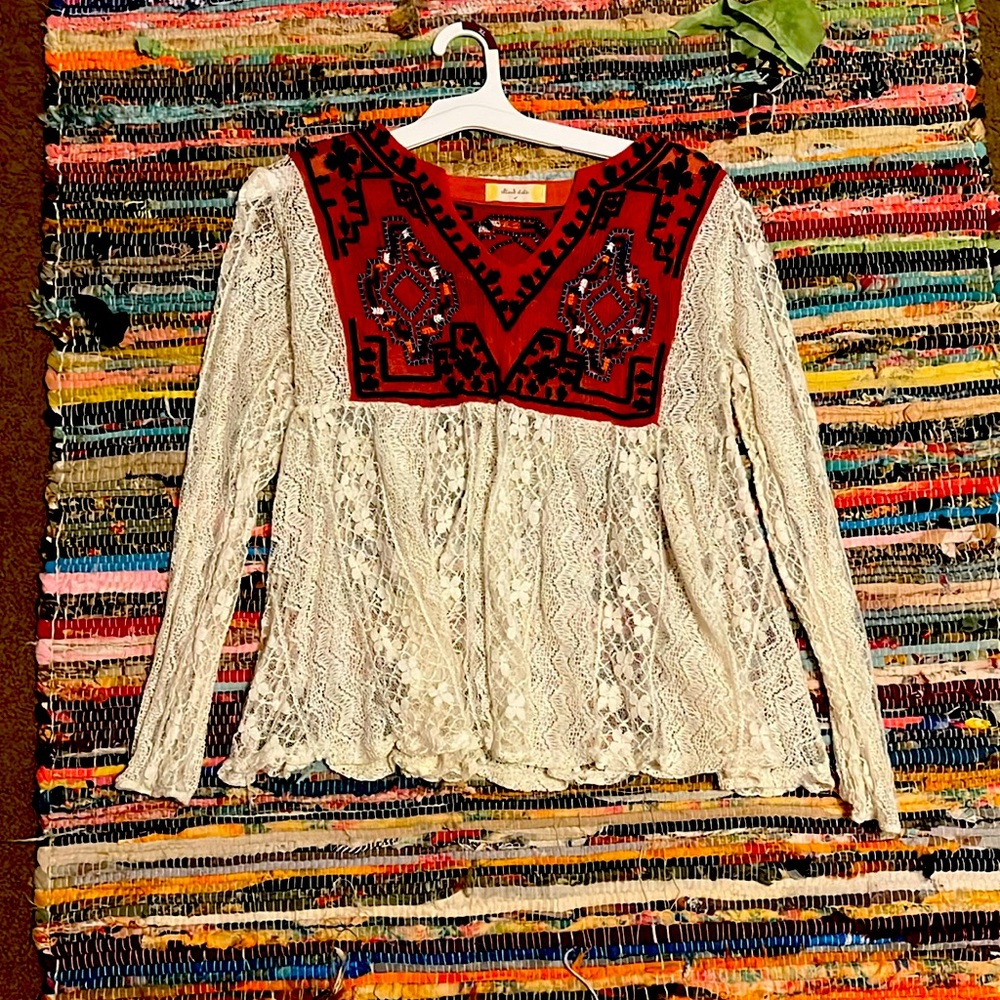 Long sleeve blouse